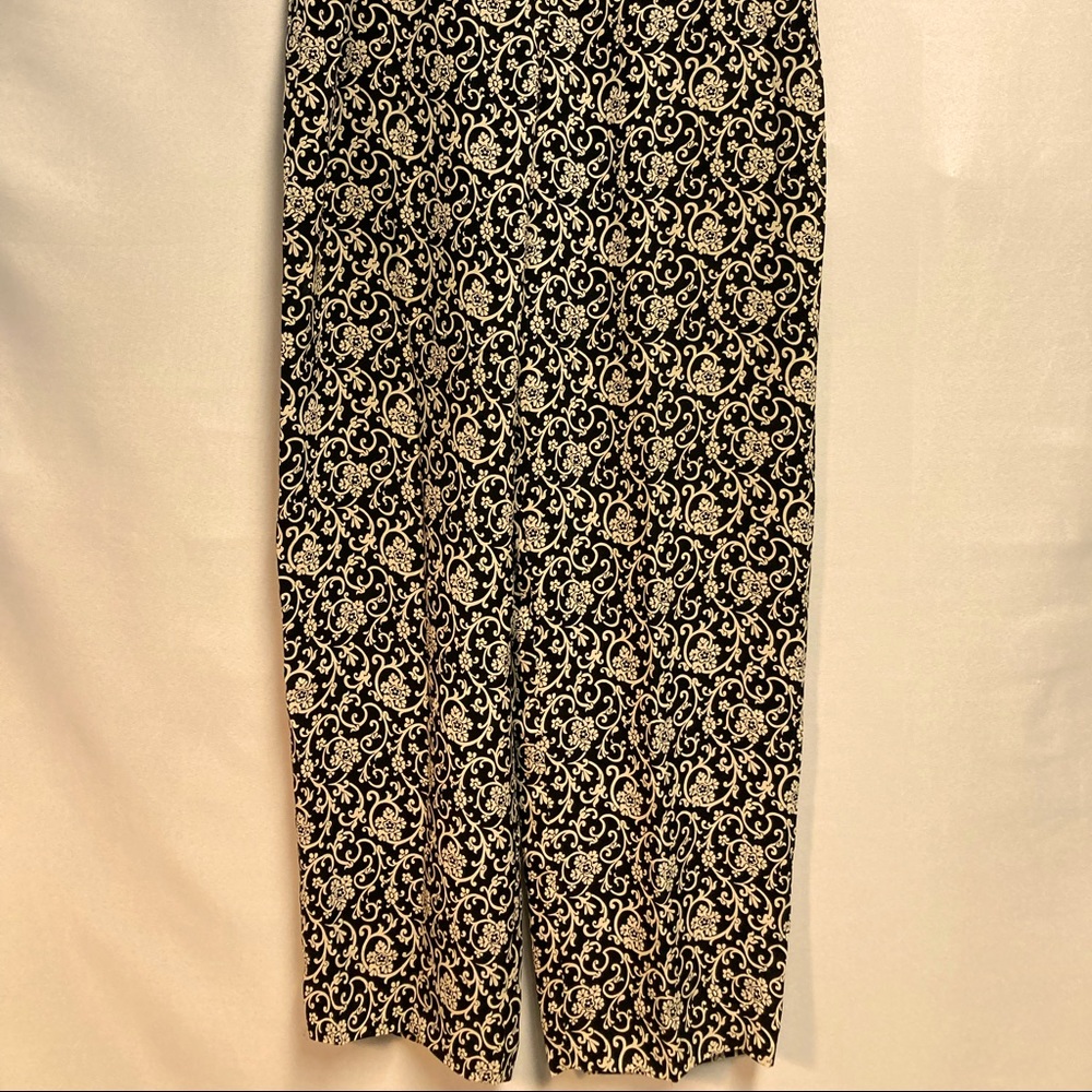 Talbots Pure Silk wide legged lined trousers